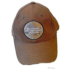 Smithsonian Air & Space Museum Strapback Hat/Cap Brown Twill Washington DC Mall